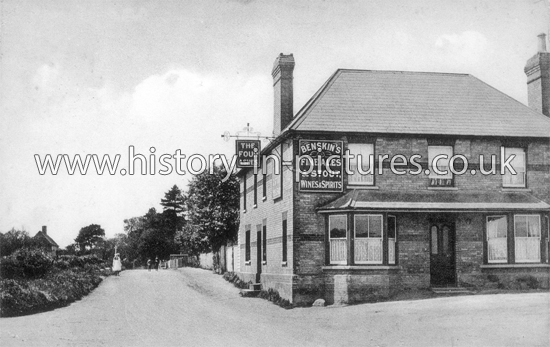 The Four Ashes Public House, Brewers End, Takeley, Essex c.1919